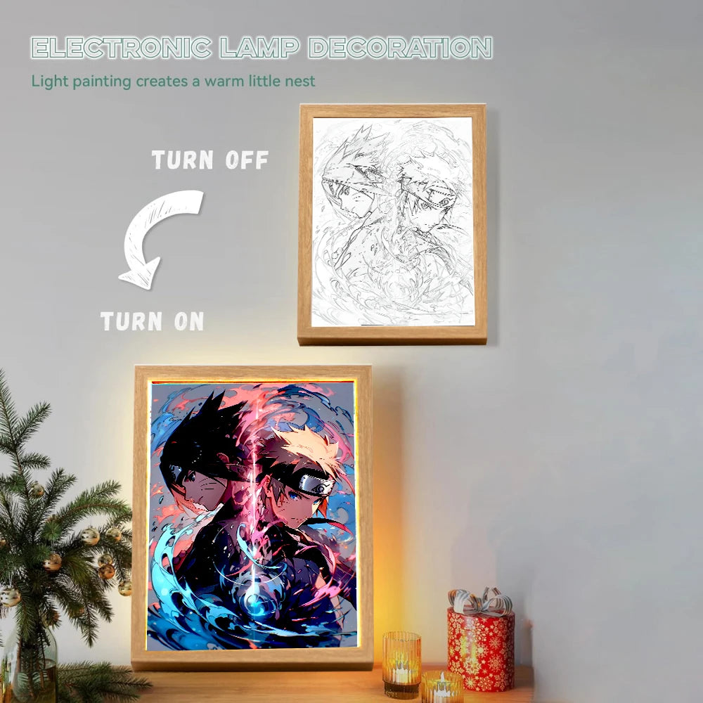 RGB Naruto Frame Poster
