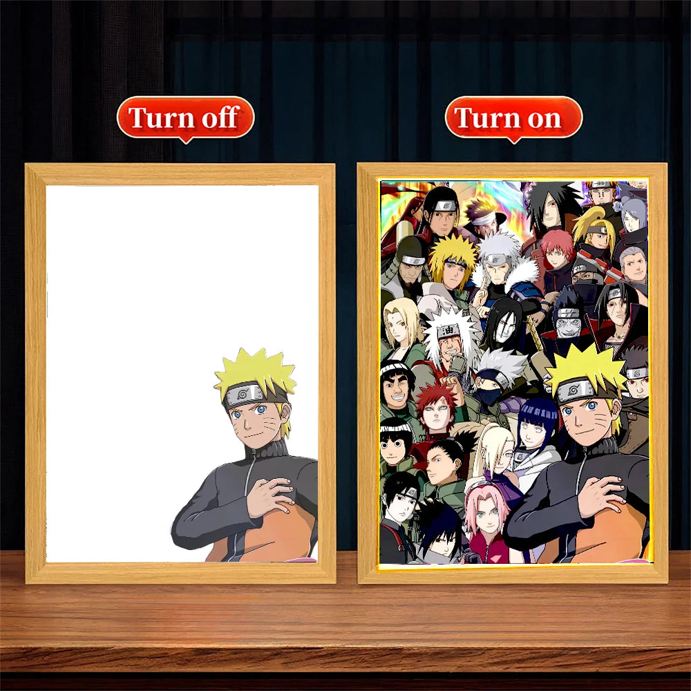 RGB Naruto Frame Poster