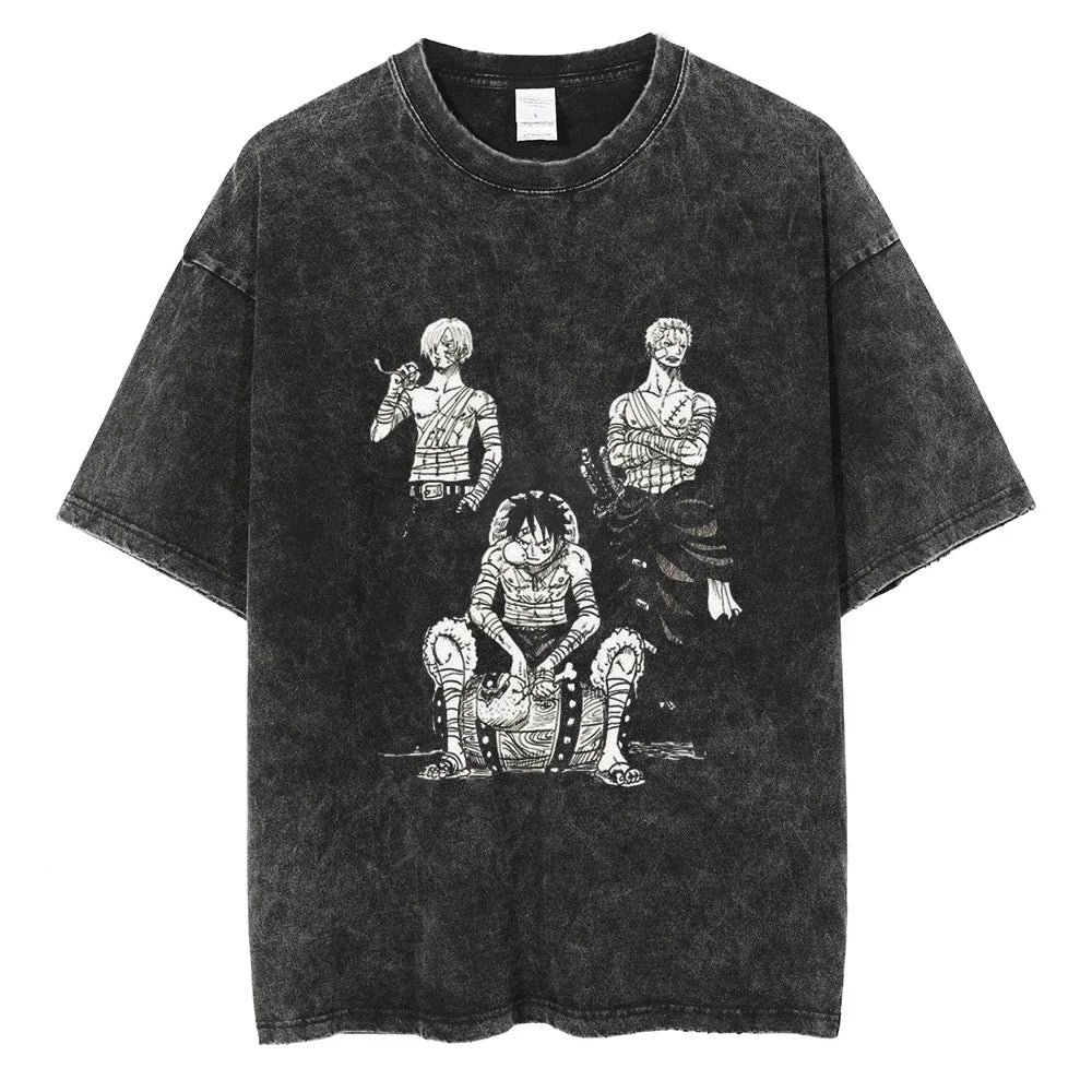 Luffy/Zoro/Sanji Washed Shirt