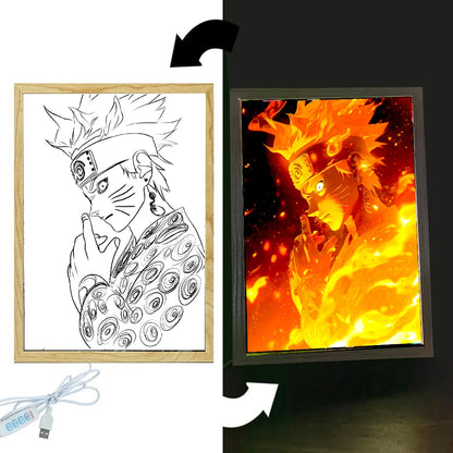 RGB Naruto Frame Poster