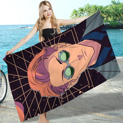 Kento Nanami Jujutsu Kaisen Beach Towel