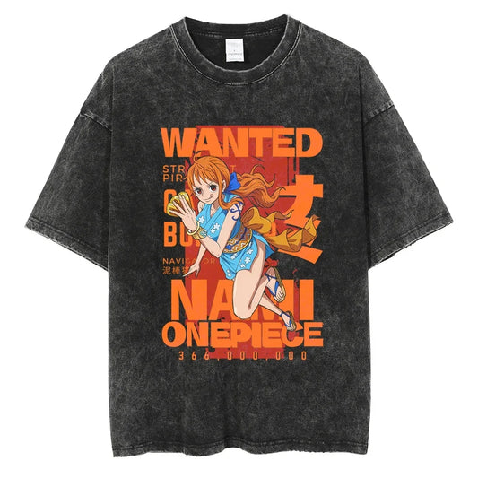 Nami Wanted Washed T-Shirt