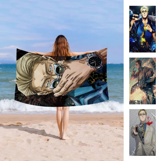 Kento Nanami Jujutsu Kaisen Beach Towel