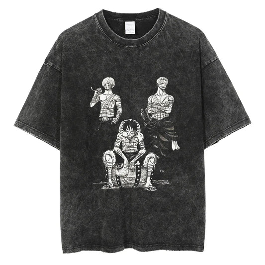 Luffy/Zoro/Sanji Washed Shirt